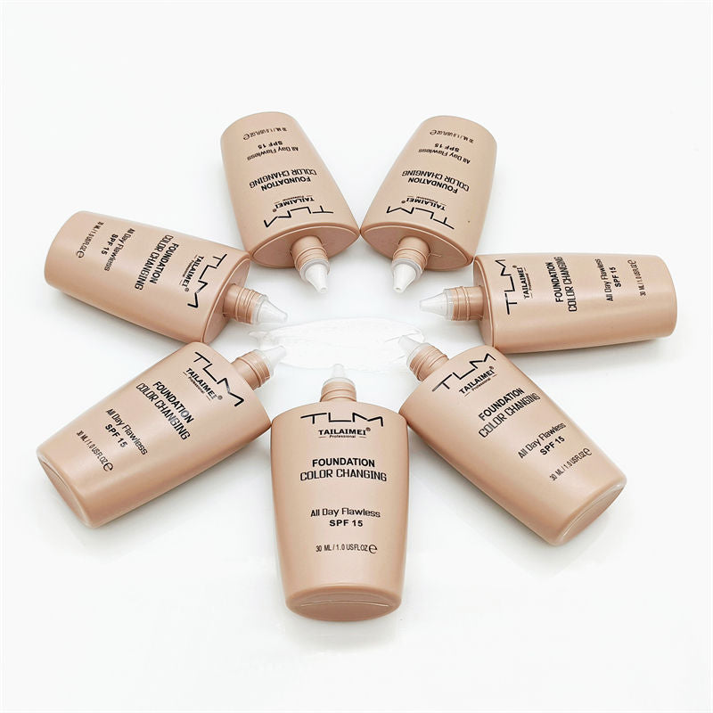 TLM Color Changing Liquid Magic Foundation Flawless Base Makeup SPF 15 30ml