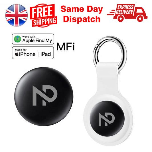 Air Tracker Tag for Apple - Works with Find My APP + Keyring with Silicone Case
