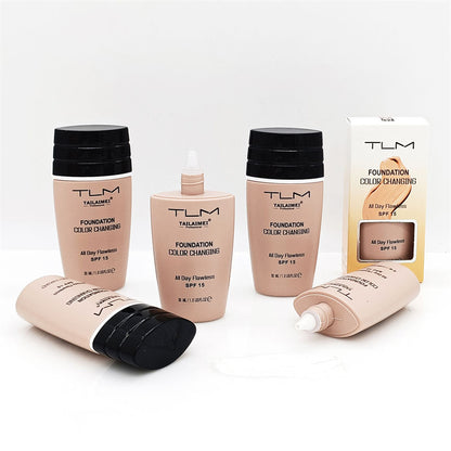 TLM Color Changing Liquid Magic Foundation Flawless Base Makeup SPF 15 30ml