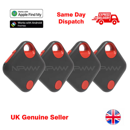 Smart Tag GPS Tracker Works with Apple Find My & Android Rechargeable Finder