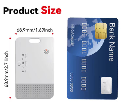 Wireless Charging Smart Card Tracker for Apple & Android