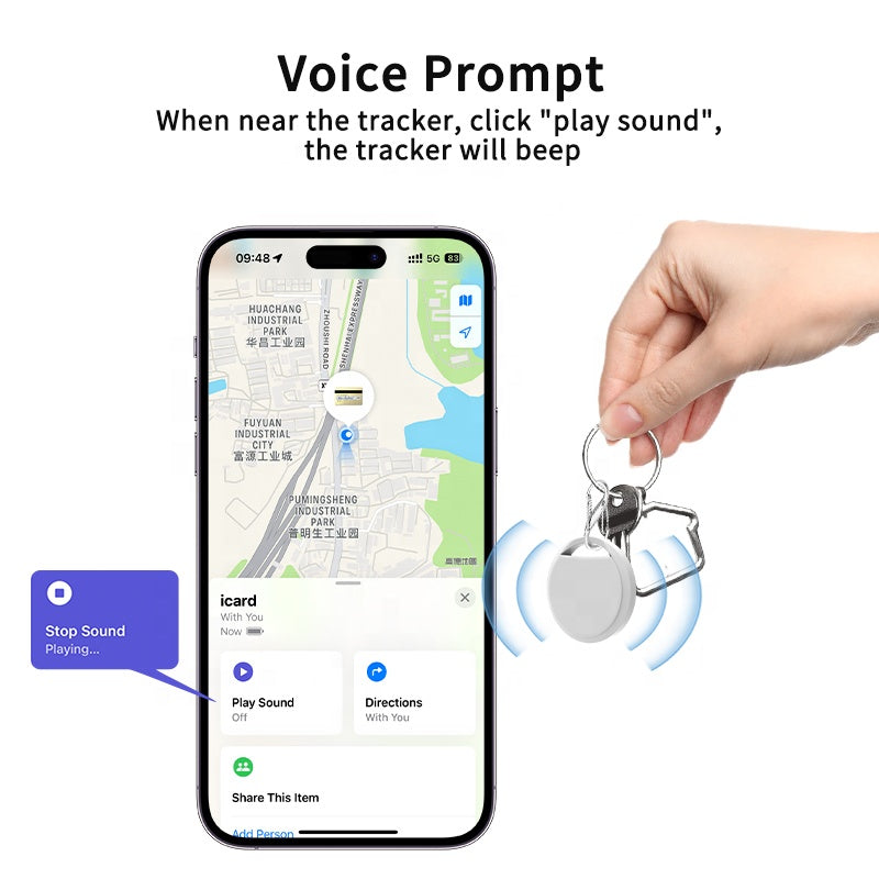 Air Tag Tracker - Apple Works with Apple 'Find My App' Airtag Tracker-Black 4pcs