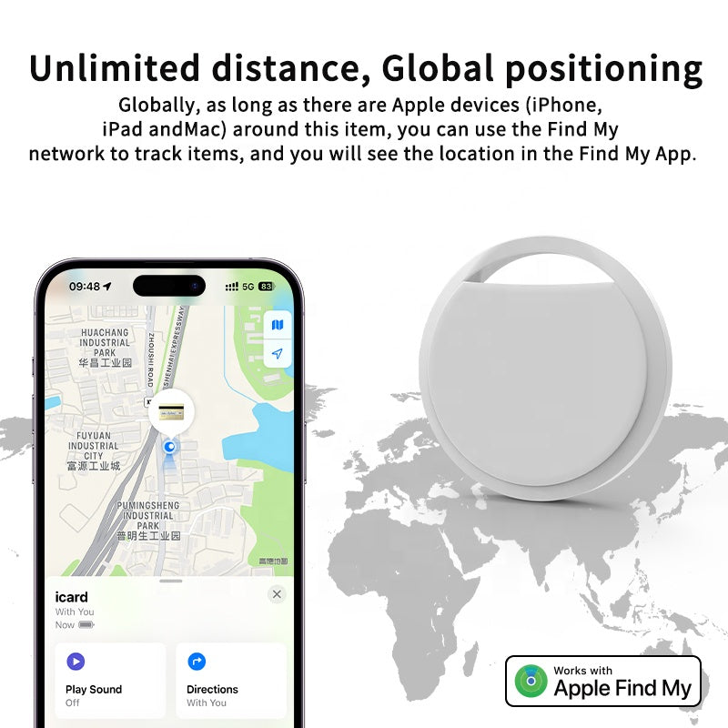 Air Tag Tracker - Apple Works with Apple 'Find My App' Airtag Tracker-Black 4pcs