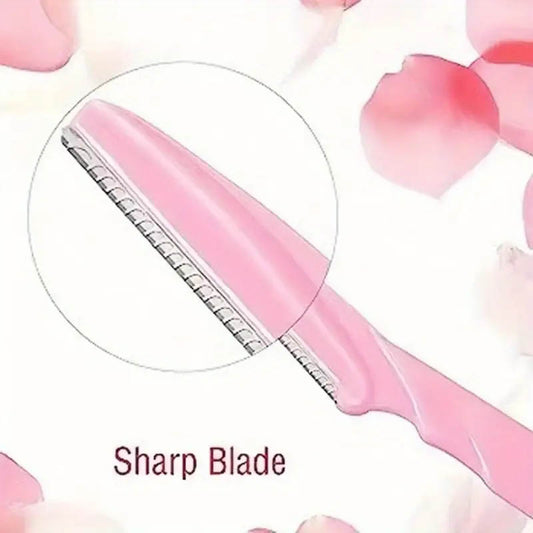 24Pcs Face Eyebrow Shaver Painless Portable Dermaplaning Facial Razor Trimmer UK