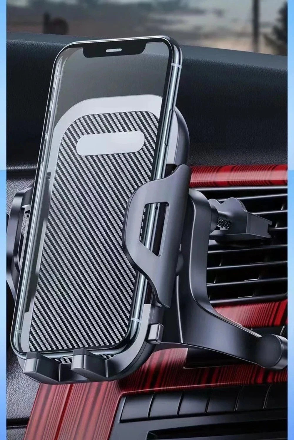 360° Car Phone Holder Universal Mount Mobile Windshield Dashboard +Air Vent both