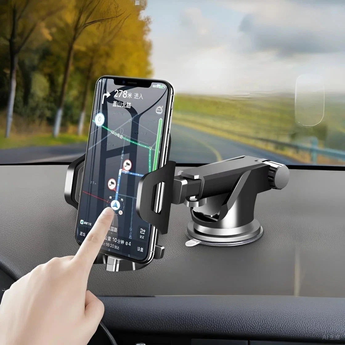 360° Car Phone Holder Universal Mount Mobile Windshield Dashboard +Air Vent both