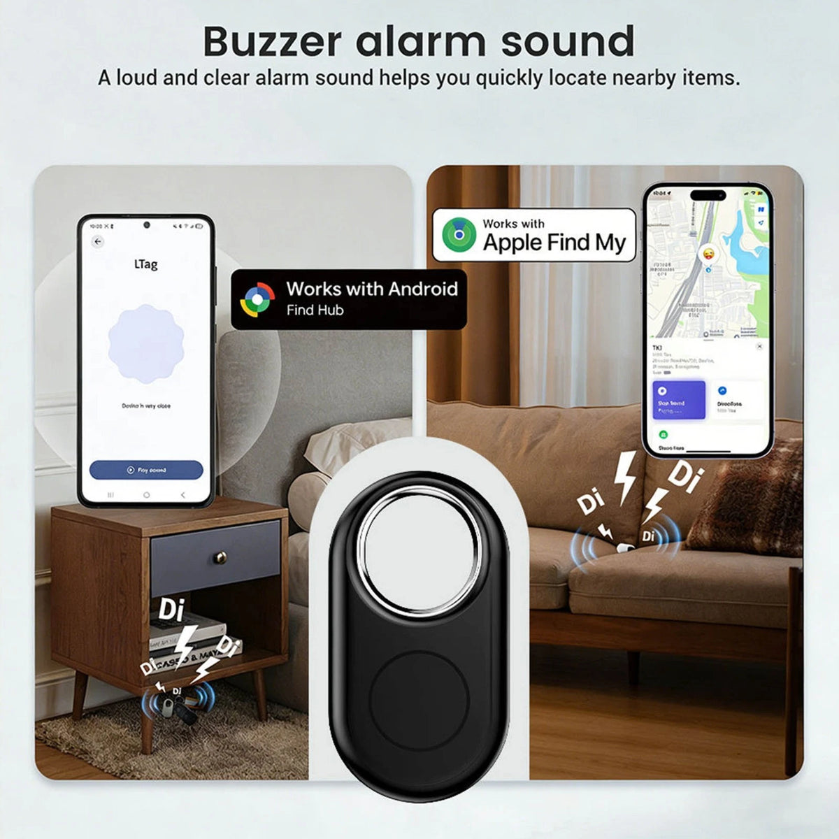 NPWW Smart Tag Bluetooth Tracker – Apple Find My &amp; Android Find Hub Compatible